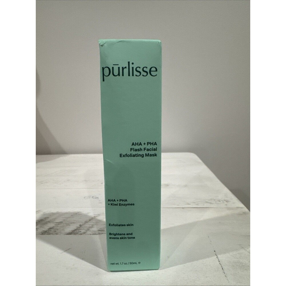 Purlisse AHA + PHA Flash Facial Exfoliating Mask. New In Box 1.7 fl oz